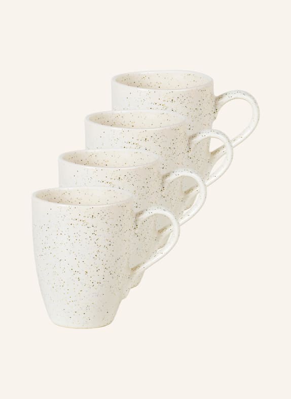 BROSTE COPENHAGEN Set of 4 mugs NORDIC VANILLA CREAM