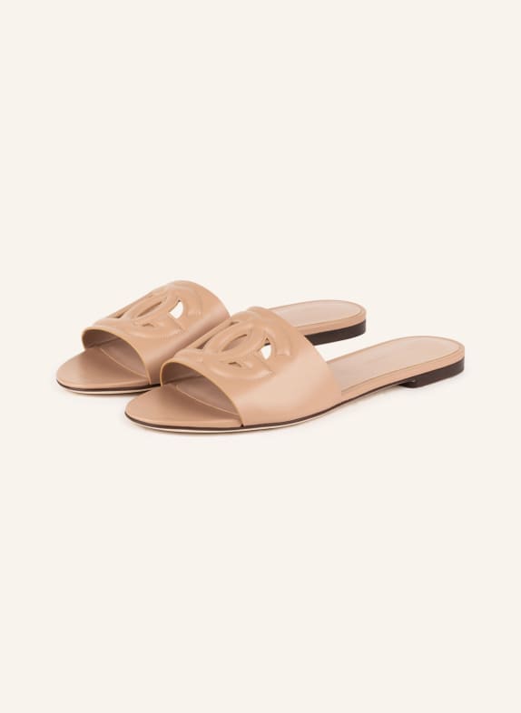 DOLCE & GABBANA Slides  BEIGE