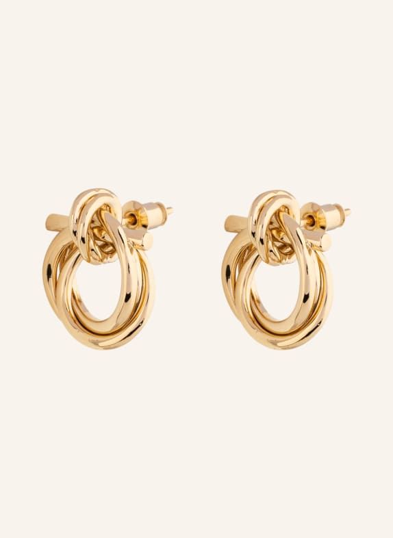 FERRAGAMO Stud earrings GANCIO GOLD