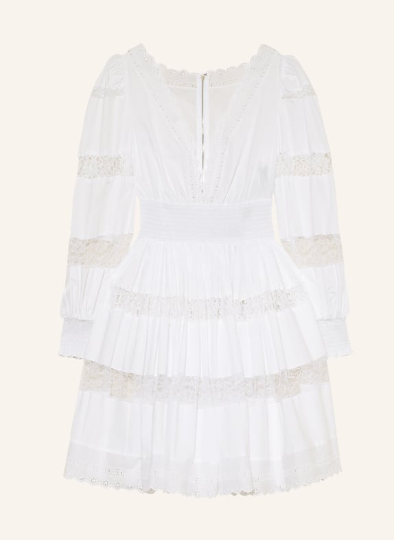 DOLCE & GABBANA Dress with lace WHITE