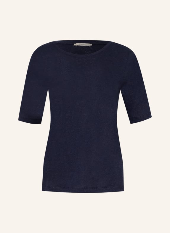 ESPRIT Knit shirt with linen