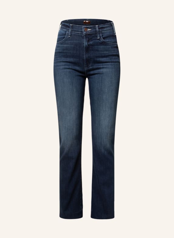 MOTHER Bootcut Jeans THE HUSTLER ANKLE FRAY BLAU