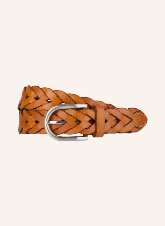 BRAX Ceinture tressée COGNAC