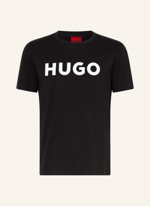 HUGO T-Shirt DULIVIO SCHWARZ