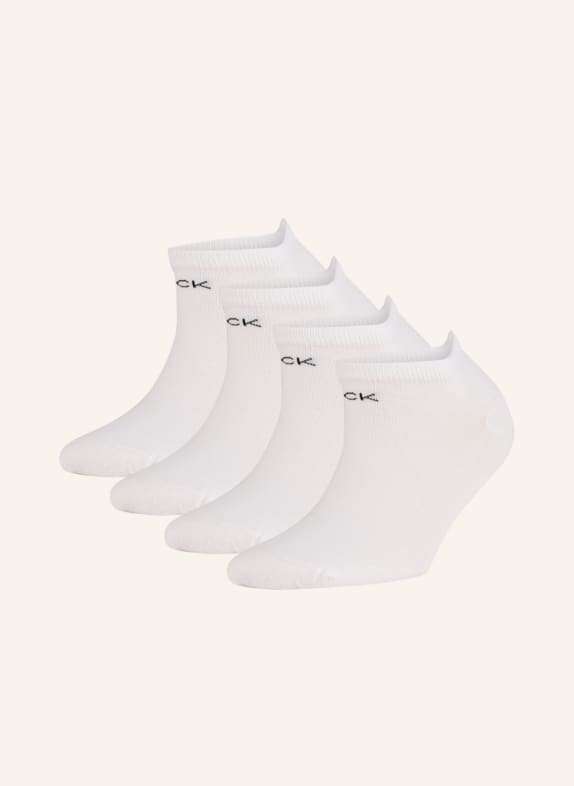 Calvin Klein 4-pack sneaker socks 001 WHITE