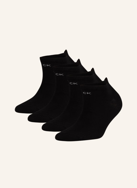 Calvin Klein 4er-Pack Sneakersocken 002 BLACK