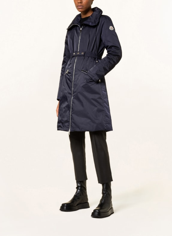 MONCLER Parka puchowa HERMANVILLE GRANATOWY