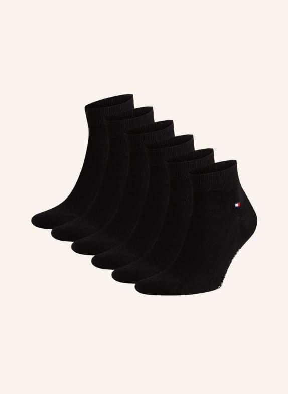TOMMY HILFIGER 6-pack socks 001 BLACK