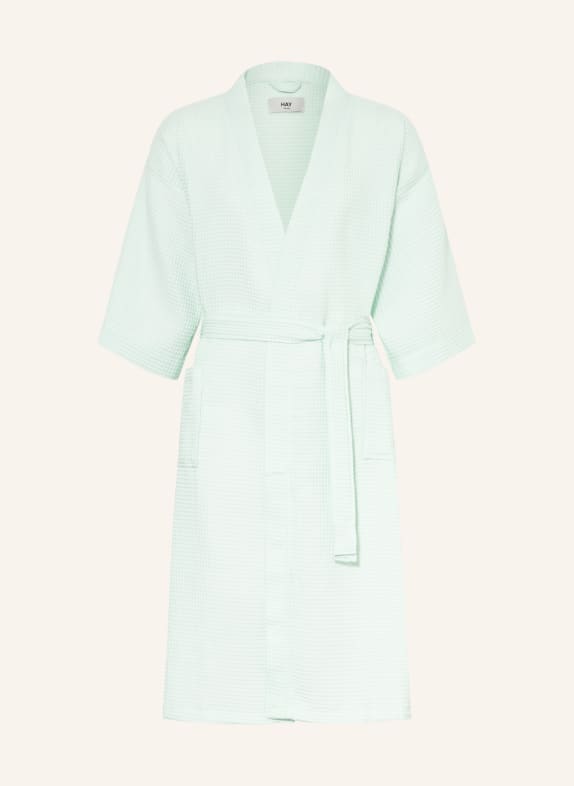 HAY Unisex bathrobe with 3/4 sleeves MINT