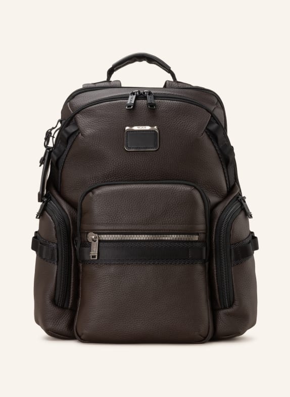 TUMI ALPHA BRAVO backpack NAVIGATION with laptop compartment DARK BROWN