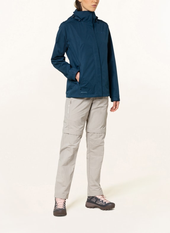 VAUDE Regenjas ESCAPE LIGHT DONKERBLAUW