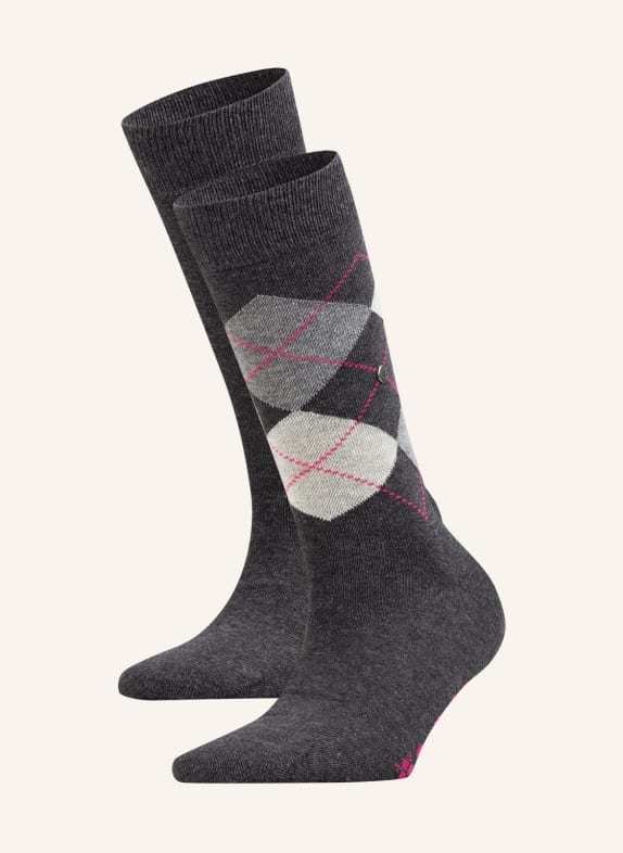 Burlington Ponožky EVERYDAY MIX, 2 páry v balení 3081 ANTHRA.MEL