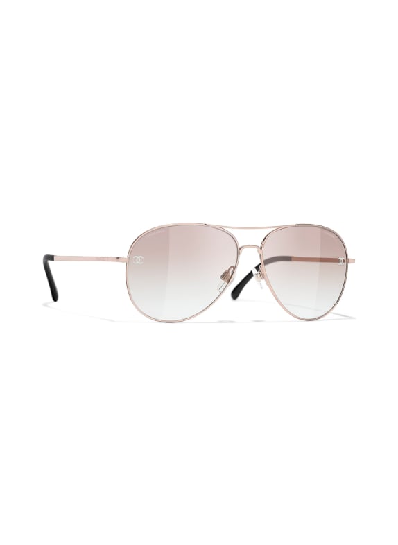CHANEL Aviator sunglasses C1171359 - SILVER/ ROSÉ GRADIENT