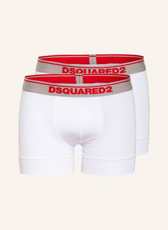 DSQUARED2 2er-Pack Boxershorts WEISS