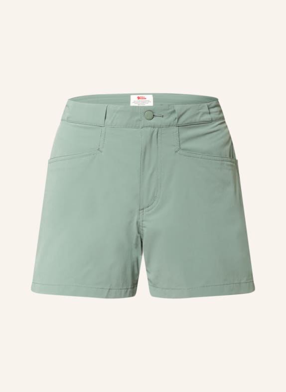 FJÄLLRÄVEN Szorty outdoorowe HIGHT COAST  JASNOZIELONY