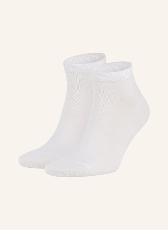 FALKE 2-pack sneaker socks HAPPY  WHITE