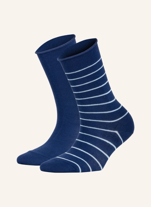 FALKE 2-pack socks HAPPY 6000 ROYAL BLUE