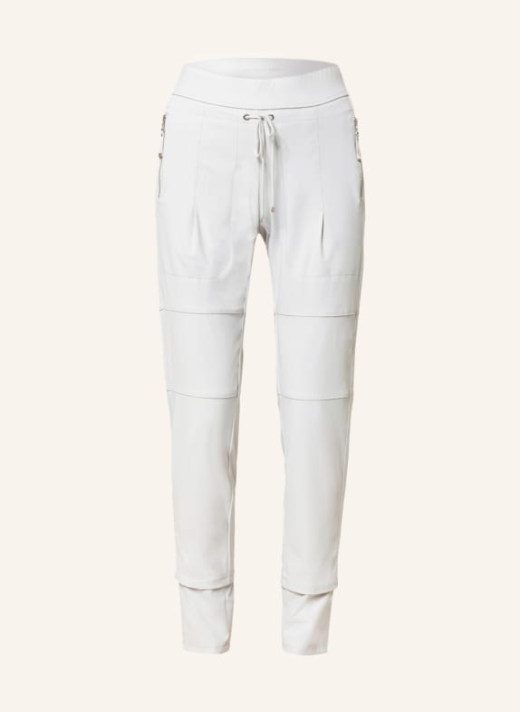 RAFFAELLO ROSSI Spodnie CANDY LONG w stylu dresowym  JASNOCZARY