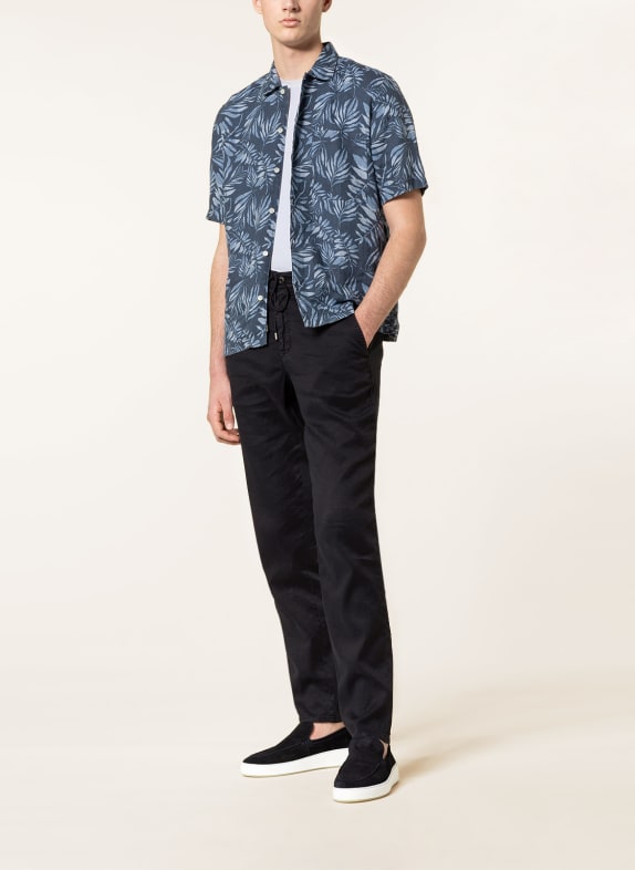 BALDESSARINI Spodnie JANNO w stylu dresowym contemporary fit z dodatkiem lnu