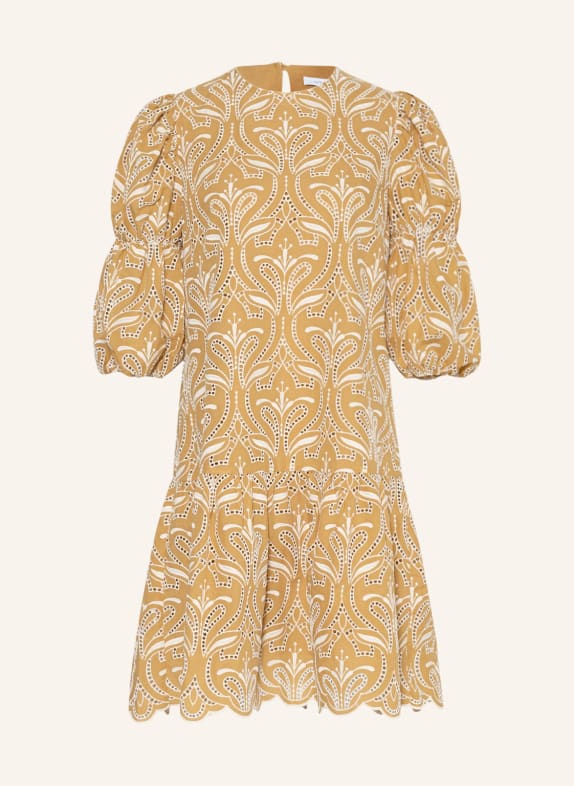 IVY OAK Kleid MACIA mit 3/4-Arm und Stickereien