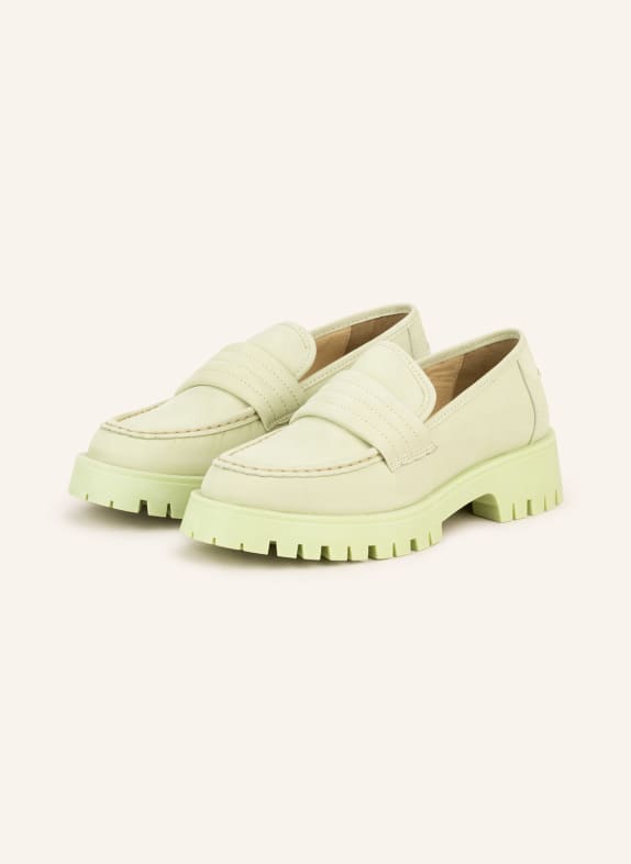 MRS & HUGS Loafers LIGHT GREEN