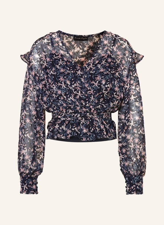 Phase Eight Blusenshirt LOLA in Wickeloptik mit Glitzergarn