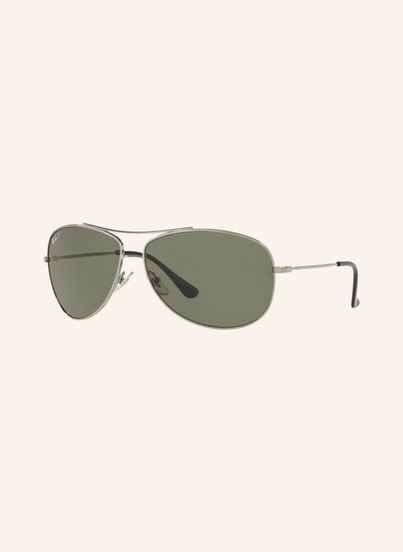 Ray-Ban Sunglasses RB3293 004/9A SILVER/GREEN POLARIZED