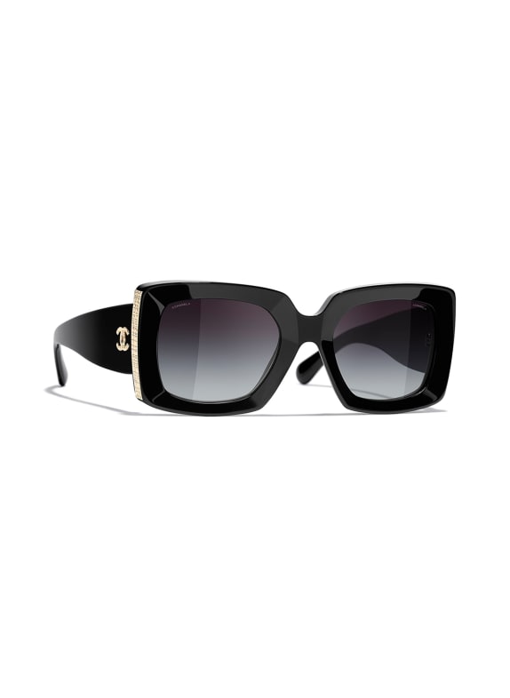 CHANEL Rectangular sunglasses C622S6 - BLACK/ GRAY GRADIENT