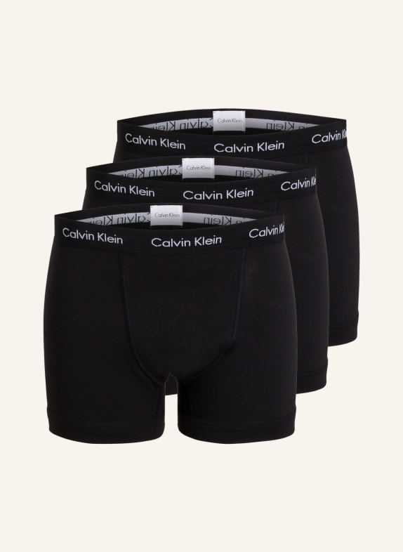 Calvin Klein Bokserki COTTON STRETCH, 3 szt. CZARNY