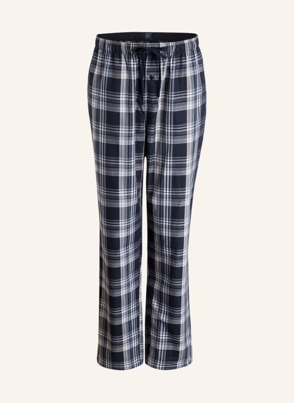 SCHIESSER Pajama pants MIX+RELAX DARK BLUE / GRAY CHECKED