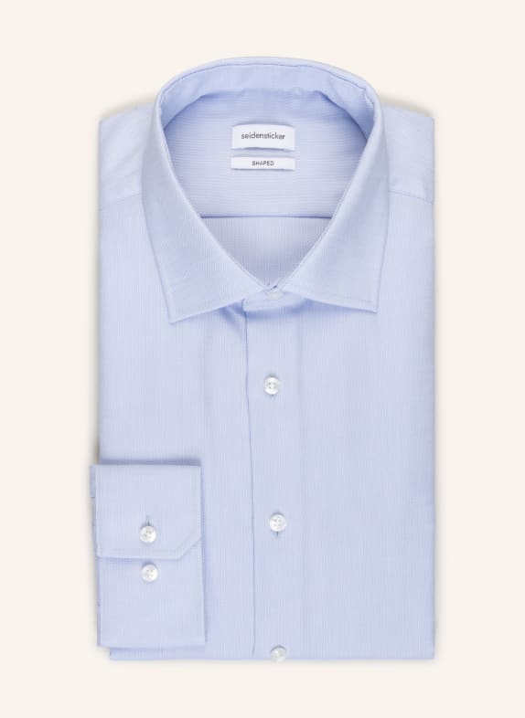 seidensticker Hemd Shaped Fit HELLBLAU