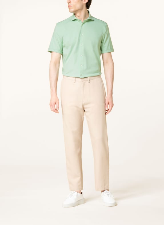 OLYMP Kurzarm-Hemd Level Five 24/Seven body fit aus Jersey