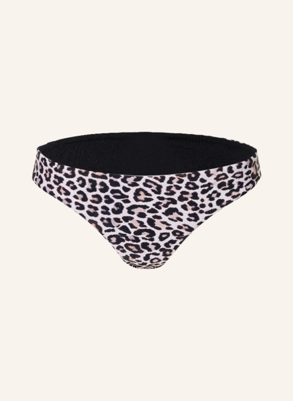 Hot Stuff Basic bikini bottoms LEO BEIGE/ DARK BROWN