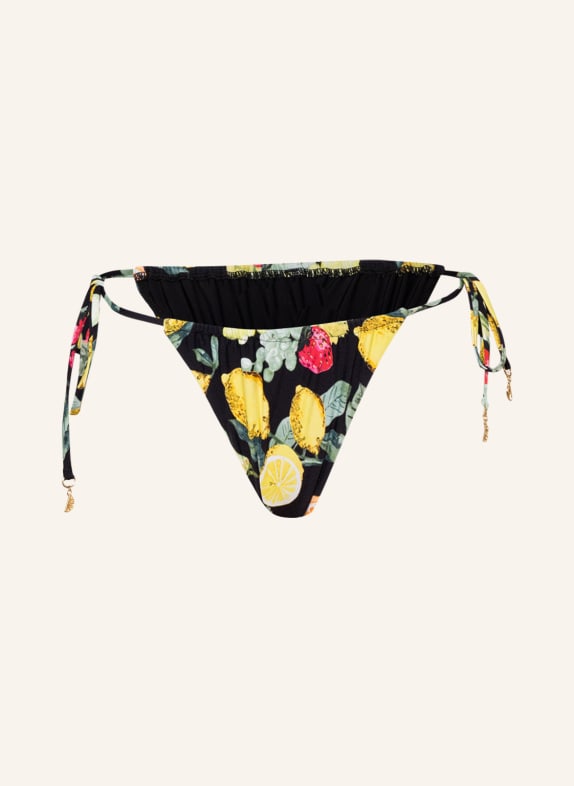 SEAFOLLY Bikini bottoms LEMONCELLO BLACK/ YELLOW/ RED
