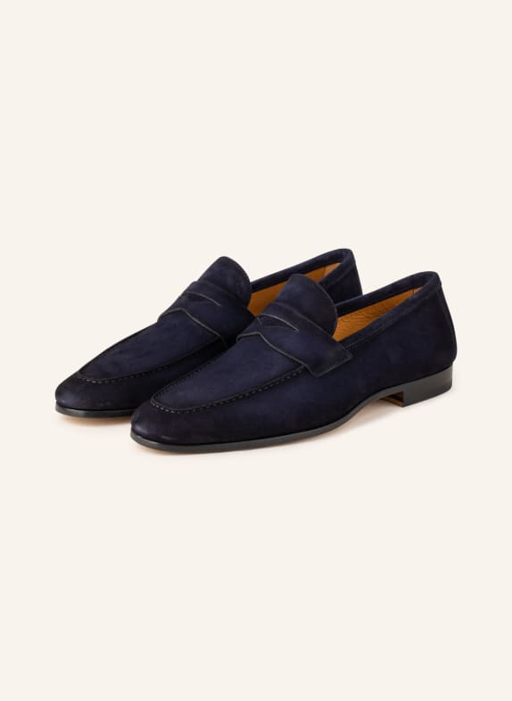 MAGNANNI Penny loafers GRANATOWY
