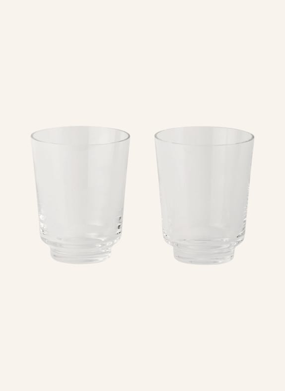 MUUTO Set of 2 drinking glasses RAISE CLEAR