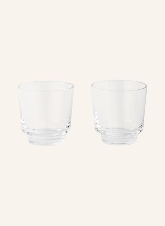 MUUTO Set of 2 drinking glasses RAISE WHITE