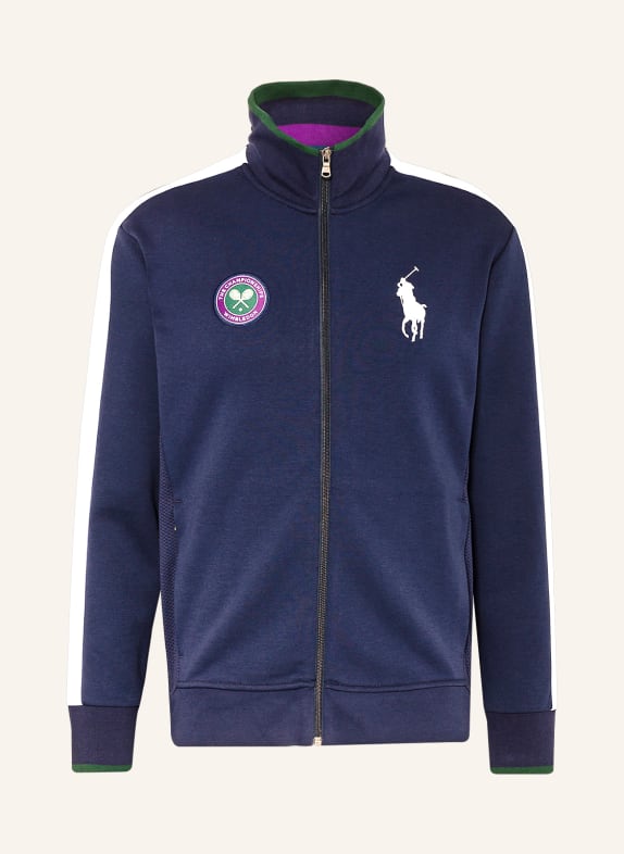 POLO RALPH LAUREN Mikinová bunda  TMAVĚ MODRÁ