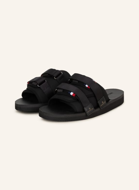 MONCLER Pantoletten SLIDEWORK SCHWARZ