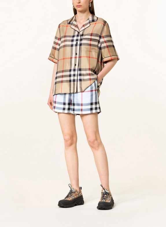 BURBERRY Jedwabne szorty TAWNEY