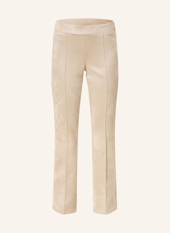 CAMBIO 7/8-Hose RANEE in Lederoptik  BEIGE