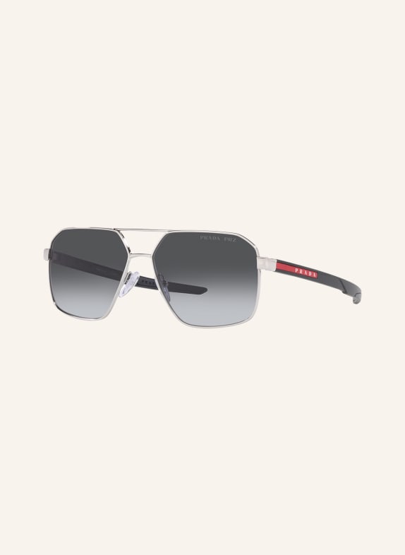 PRADA LINEA ROSSA Sonnenbrille PS 55WS 1BC06G - SCHWARZ/ GRAU VERLAUF