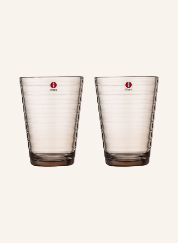 iittala Set of 2 drinking glasses AINO AALTO LINEN