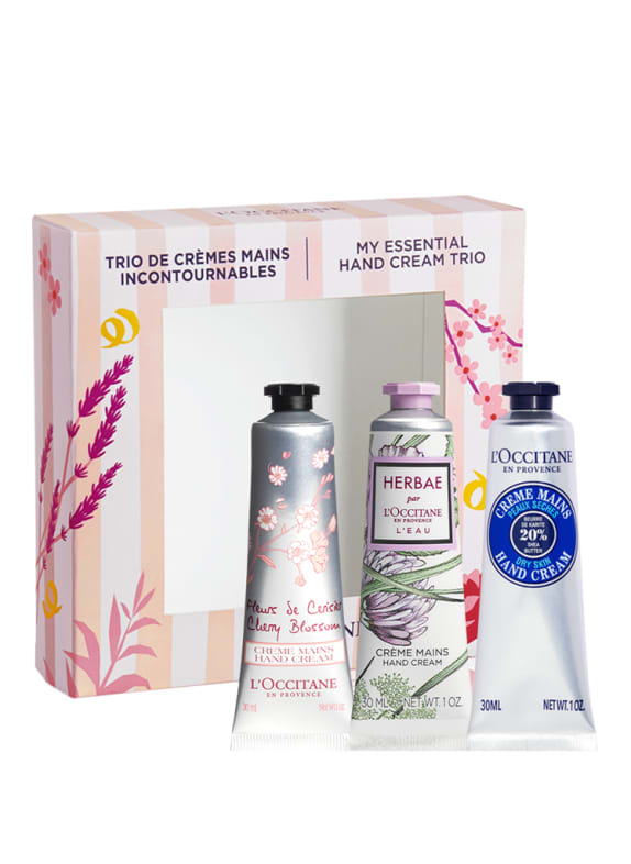 L'OCCITANE HANDCREME-TRIO PFLEGENDE MOMENTE