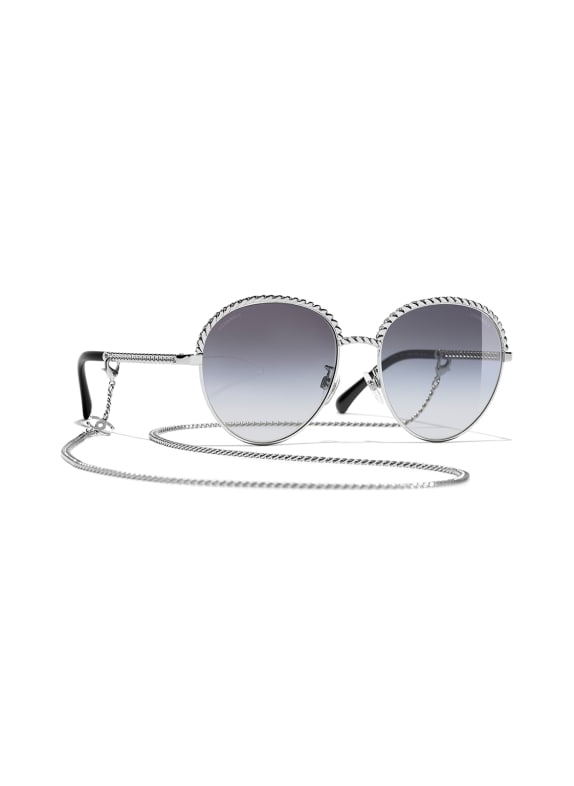 CHANEL Pantos sunglasses C124S6 - SILVER/GRAY GRADIENT