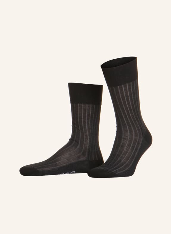 FALKE Ponožky SHADOW 3030 GREY-WHITE