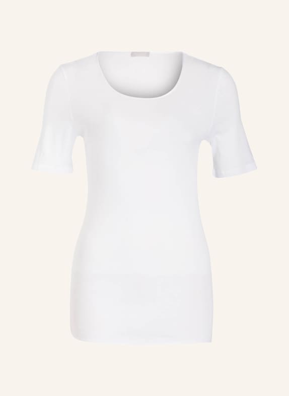HANRO T-Shirt COTTON SEAMLESS WHITE