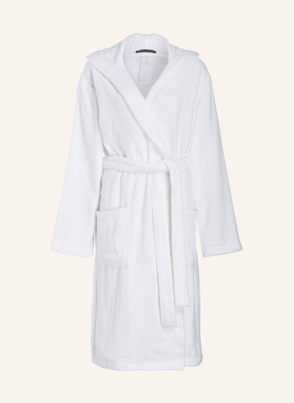 SCHIESSER Women’s bathrobe with hood WHITE