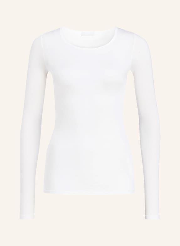 HANRO Long sleeve shirt ULTRALIGHT WHITE