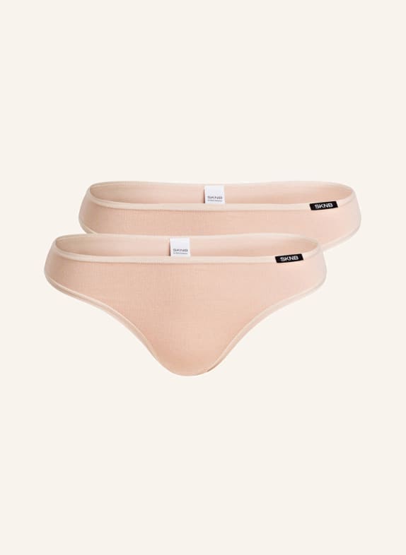 Skiny 2er-Pack Slips EVERY DAY IN COTTON ADVANTAGE NUDE